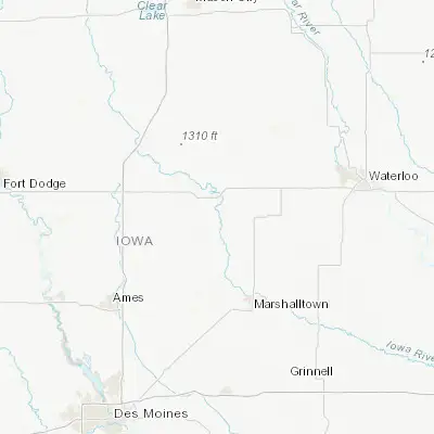 Map showing location of Eldora (42.360820, -93.099650)