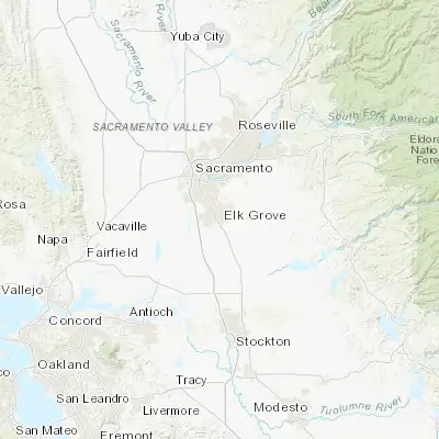 Map showing location of Elk Grove (38.408800, -121.371620)