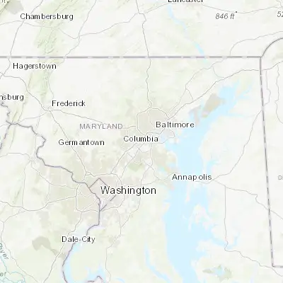 Map showing location of Elkridge (39.212610, -76.713580)