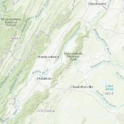 Map showing location of Elkton (38.407900, -78.623630)