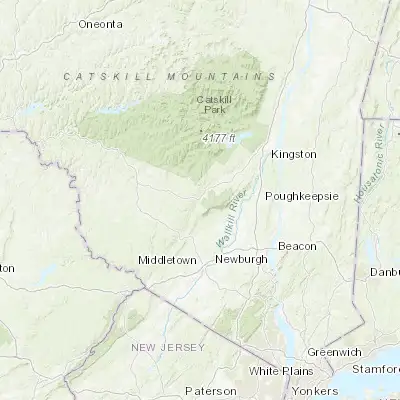 Map showing location of Ellenville (41.717040, -74.395710)