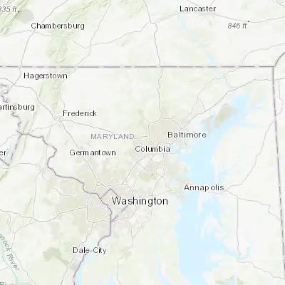Map showing location of Ellicott City (39.267330, -76.798310)
