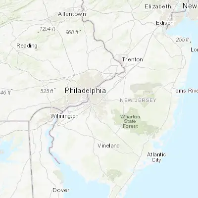 Map showing location of Ellisburg (39.913720, -75.010450)