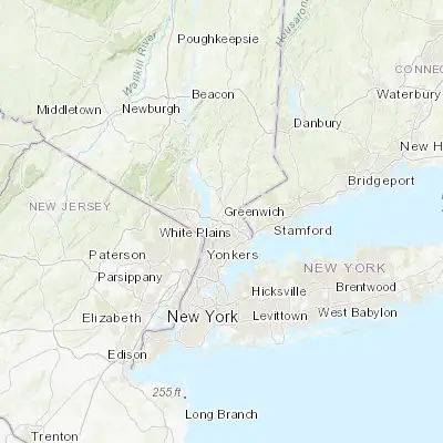 Map showing location of Elmsford (41.055100, -73.820130)