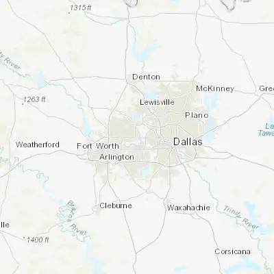 Map showing location of Euless (32.837070, -97.081950)