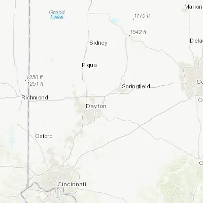 Map showing location of Fairborn (39.820890, -84.019380)