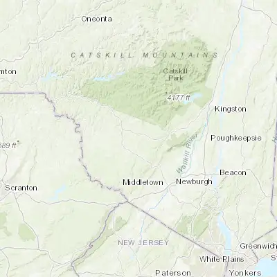 Map showing location of Fallsburg (41.732040, -74.601270)