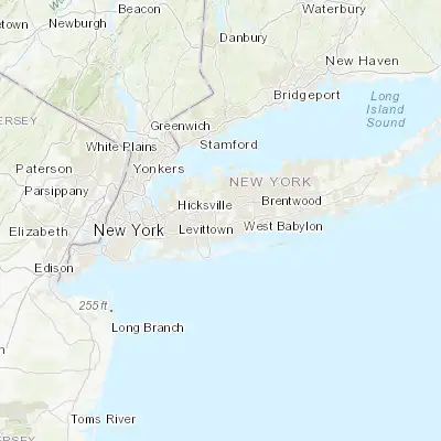Map showing location of Farmingdale (40.732600, -73.445400)