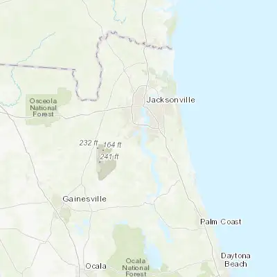 Map showing location of Fleming Island (30.093300, -81.718980)