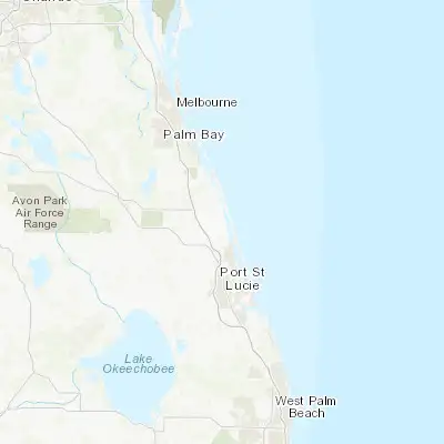 Map showing location of Florida Ridge (27.580310, -80.386720)