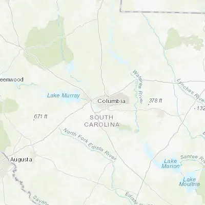 Map showing location of Forest Acres (34.019320, -80.989810)