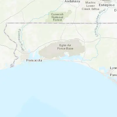 Map showing location of Fort Walton Beach (30.420590, -86.617070)