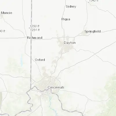 Map showing location of Franklin (39.558950, -84.304110)