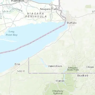Map showing location of Fredonia (42.440060, -79.331710)