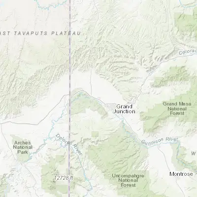 Map showing location of Fruita (39.158870, -108.728990)