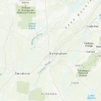 Map showing location of Fultondale (33.604830, -86.793880)