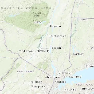 Map showing location of Gardnertown (41.535090, -74.070140)
