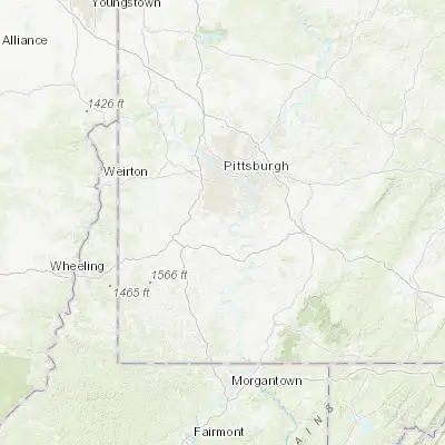 Map showing location of Gastonville (40.257290, -79.995880)