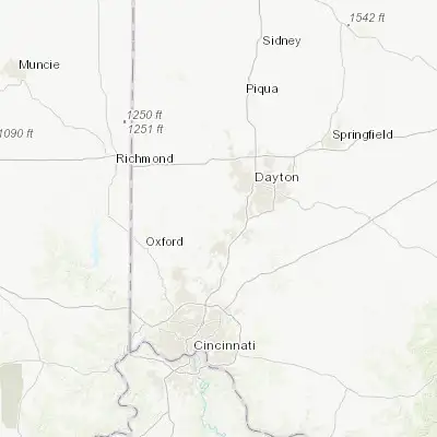 Map showing location of Germantown (39.626170, -84.369390)