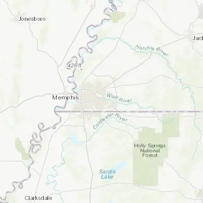 Map showing location of Germantown (35.086760, -89.810090)