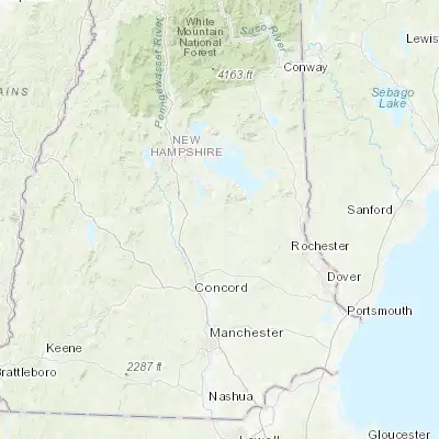 Map showing location of Gilmanton (43.424250, -71.414520)
