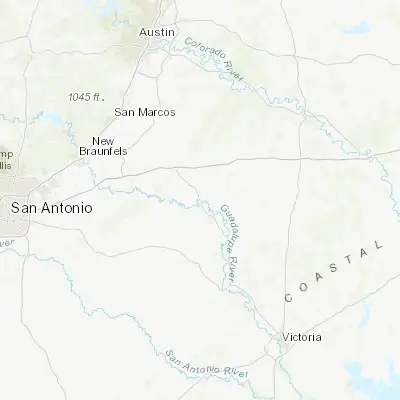 Map showing location of Gonzales (29.501630, -97.452490)