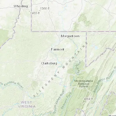 Map showing location of Grafton (39.340920, -80.018970)