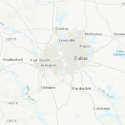 Map showing location of Grand Prairie (32.745960, -96.997780)