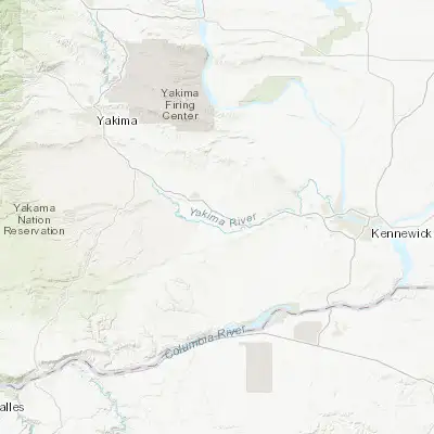 Map showing location of Grandview (46.250970, -119.901700)
