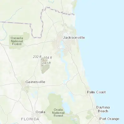 Map showing location of Green Cove Springs (29.991910, -81.678150)