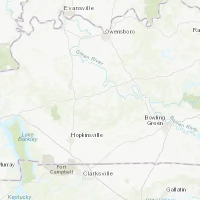 Map showing location of Greenville (37.201150, -87.178890)