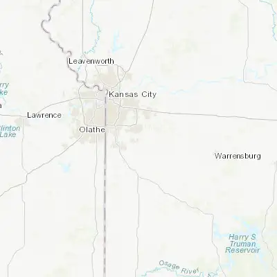 Map showing location of Greenwood (38.851680, -94.343840)