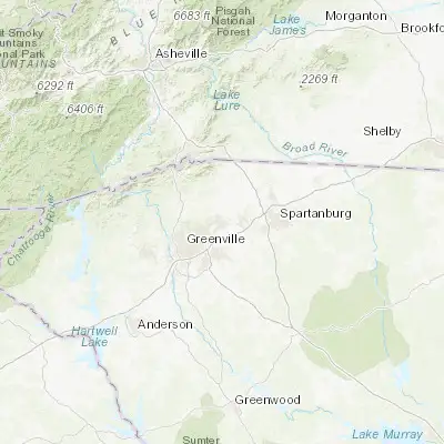 Map showing location of Greer (34.938730, -82.227060)