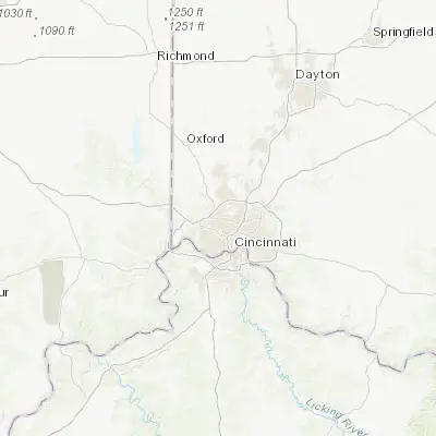 Map showing location of Groesbeck (39.223110, -84.586890)