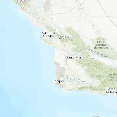 Map showing location of Guadalupe (34.971640, -120.571840)