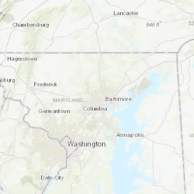Map showing location of Gwynn Oak (39.332610, -76.692750)