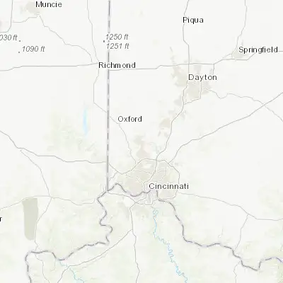 Map showing location of Hamilton (39.399500, -84.561340)
