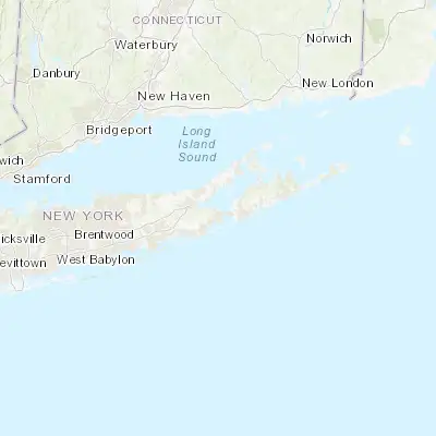 Map showing location of Hampton Bays (40.868990, -72.517590)