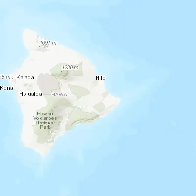 Map showing location of Hawaiian Acres (19.538060, -155.052220)