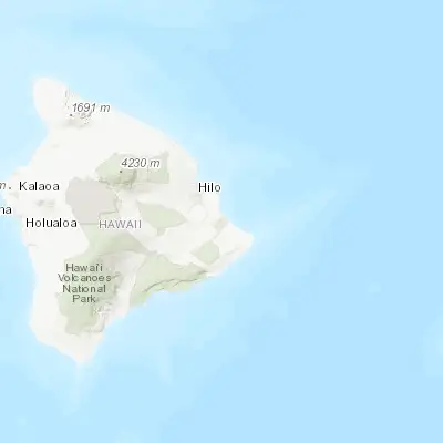 Map showing location of Hawaiian Paradise Park (19.593330, -154.973060)
