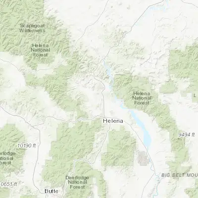 Map showing location of Helena Valley Northwest (46.728940, -112.062750)