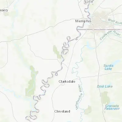 Map showing location of Helena-West Helena (34.529100, -90.590000)