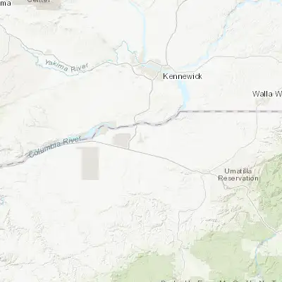 Map showing location of Hermiston (45.840410, -119.289460)