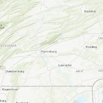 Map showing location of Hershey (40.285920, -76.650250)