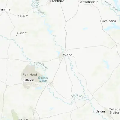 Map showing location of Hewitt (31.462390, -97.195840)
