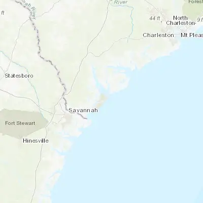 Map showing location of Hilton Head Island (32.193820, -80.738160)