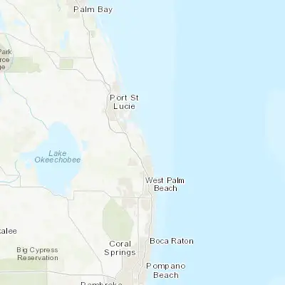 Map showing location of Hobe Sound (27.059500, -80.136430)