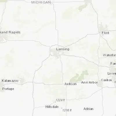 Map showing location of Holt (42.640590, -84.515250)