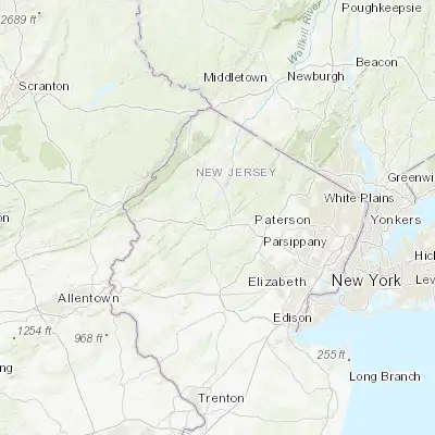 Map showing location of Hopatcong (40.932880, -74.659330)