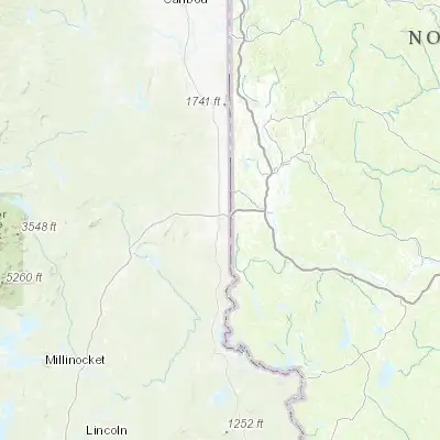 Map showing location of Houlton (46.126160, -67.840300)